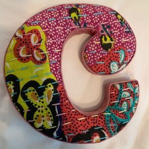 Anthropologie Fabric Letter C